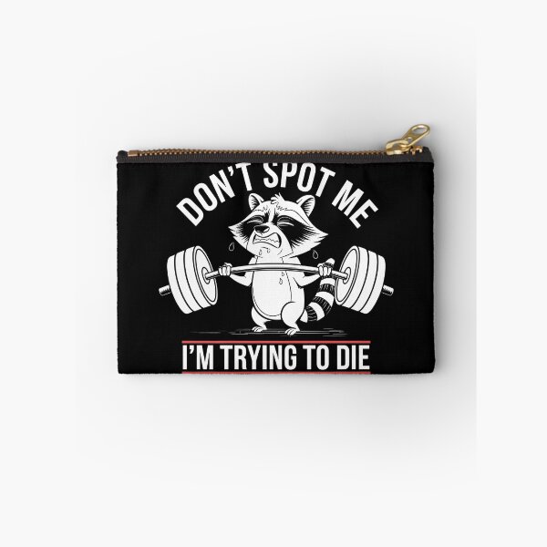 Item preview, Don't Spot Me I'm Trying to Die Shirt - This funny gift is perfect for gym lovers, weightlifters, and anyone who enjoys heavy lifting with a sense of humor! designed and sold by ZyziowskyArt.