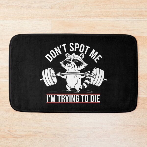 Item preview, Don't Spot Me I'm Trying to Die Shirt - This funny gift is perfect for gym lovers, weightlifters, and anyone who enjoys heavy lifting with a sense of humor! designed and sold by ZyziowskyArt.