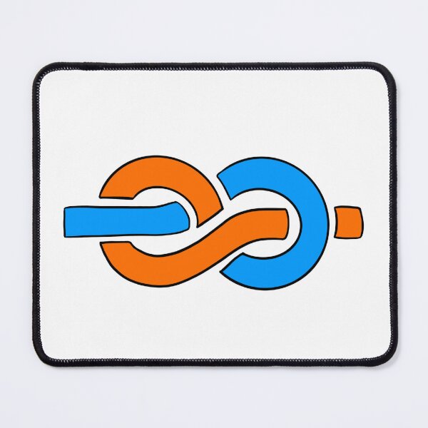 Item preview, Horizontal Figure Eight Rock Climbing Sticker designed and sold by Korbat77.