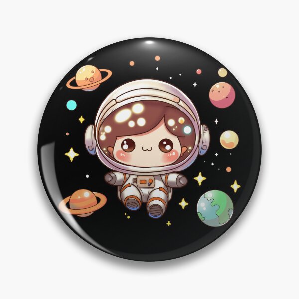 Item preview, Cute Little Astronaut Exploring Space designed and sold by KaPomPich.
