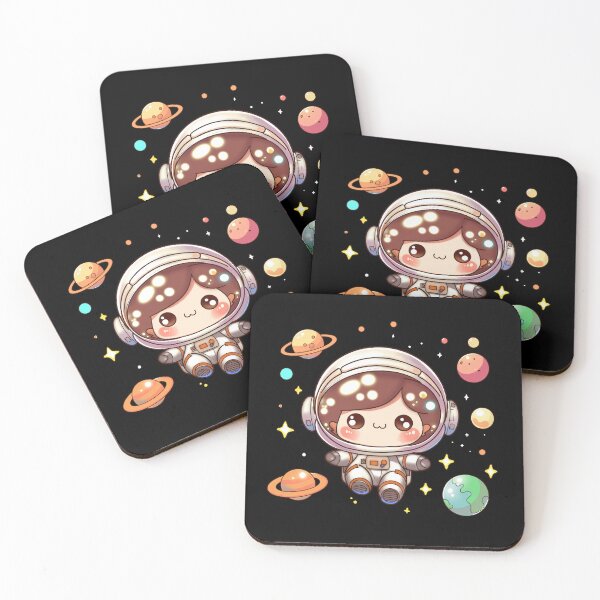 Item preview, Cute Little Astronaut Exploring Space designed and sold by KaPomPich.