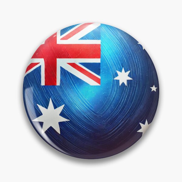 Item preview, Australia Circle Flag Watercolour Style designed and sold by FlagWardrobe.