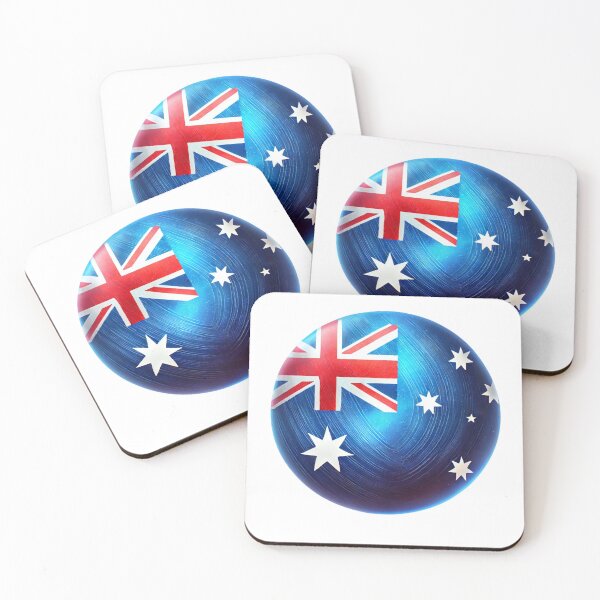 Item preview, Australia Circle Flag Watercolour Style designed and sold by FlagWardrobe.