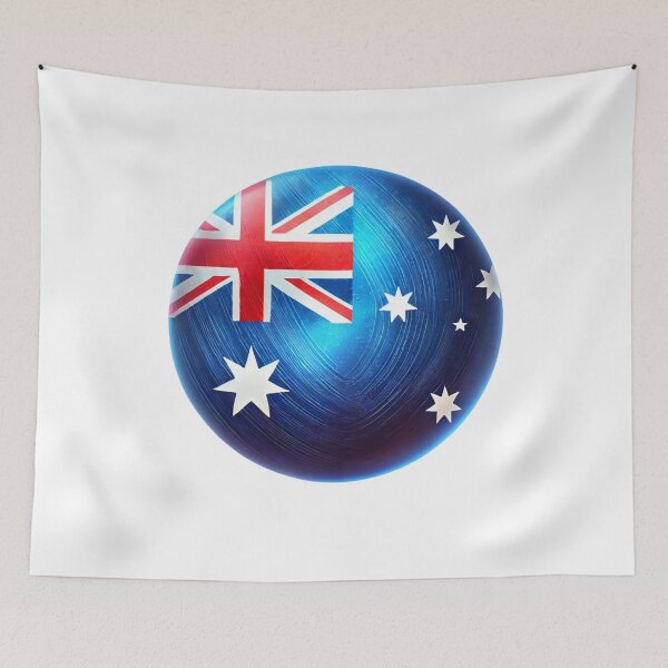 Item preview, Australia Circle Flag Watercolour Style designed and sold by FlagWardrobe.