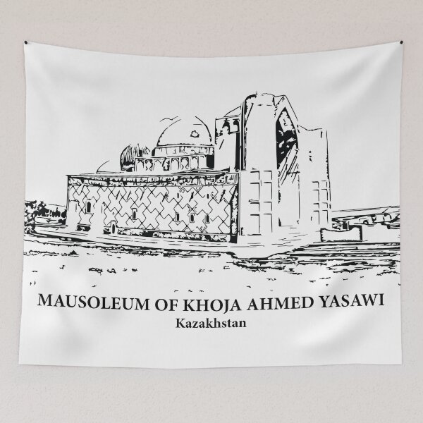 Item preview, Mausoleum of Khoja Ahmed Yasawi - Kazakhstan designed and sold by Lakeric Cityscapes.
