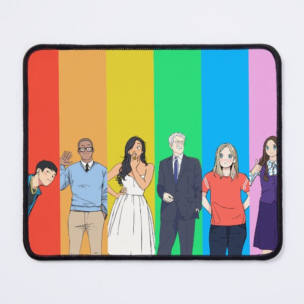 Item preview, The Good place cast manga style designed and sold by Iko.