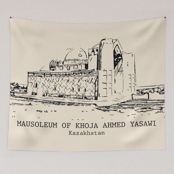 Item preview, Mausoleum of Khoja Ahmed Yasawi - Kazakhstan designed and sold by Lakeric Cityscapes.