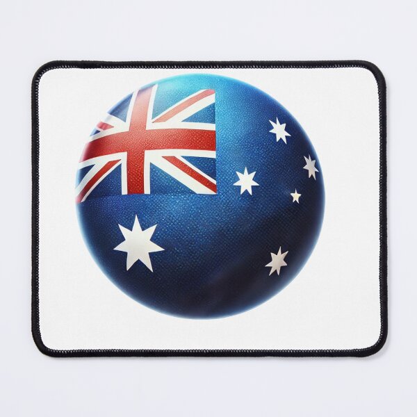 Item preview, Australia Circle Flag Watercolour Style designed and sold by FlagWardrobe.