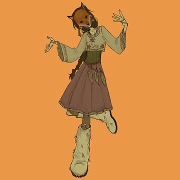 Artwork thumbnail, Fox girl by ellisstudio