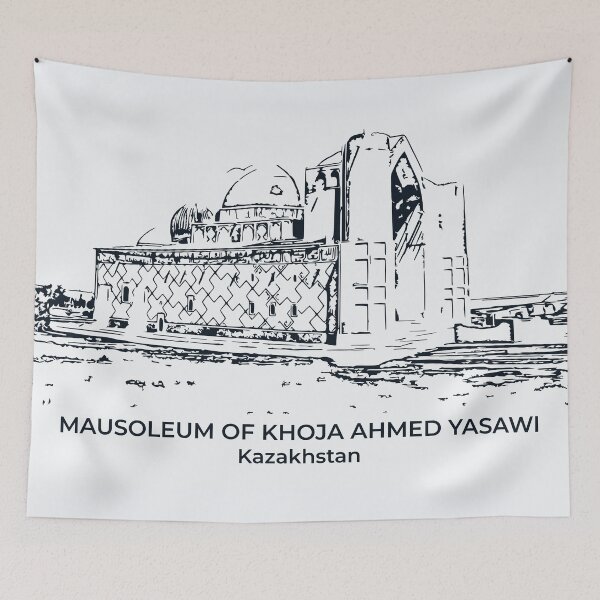Item preview, Mausoleum of Khoja Ahmed Yasawi - Kazakhstan designed and sold by Lakeric Cityscapes.