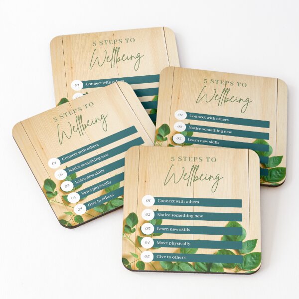 Item preview, 5 Ways to Wellbeing designed and sold by ArtbyShamash.