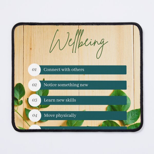 Item preview, 5 Ways to Wellbeing designed and sold by ArtbyShamash.