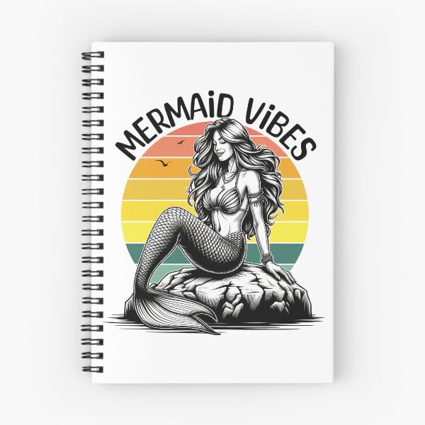Item preview, Mermaid Vibes Unisex T-shirt, Retro Sunset Tee, Beach Lover Shirt, Ocean Graphic Top, Summer Vibes Tee designed and sold by CM2P.