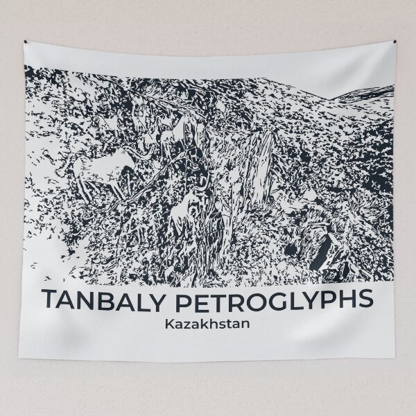 Item preview, Tanbaly Petroglyphs - Kazakhstan designed and sold by Lakeric Cityscapes.