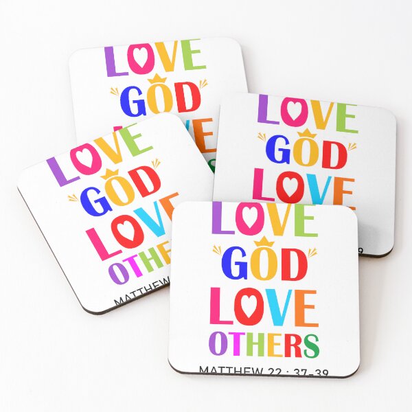 Item preview, Love God Love Others designed and sold by DIRTYSKETCHH.