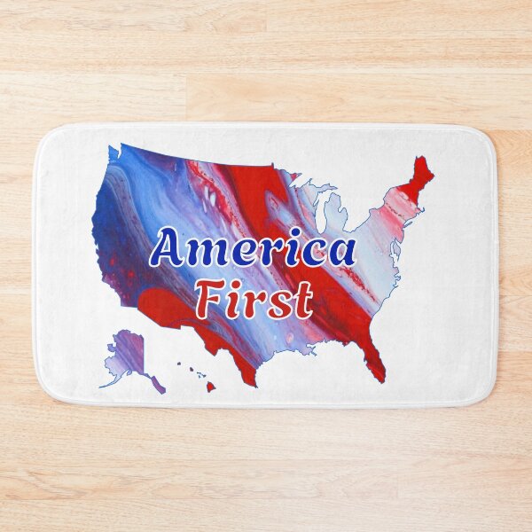 Item preview, USA - America First - Flow Art / Pour Painting - jdp-04-0043 designed and sold by ANomadDesigns.