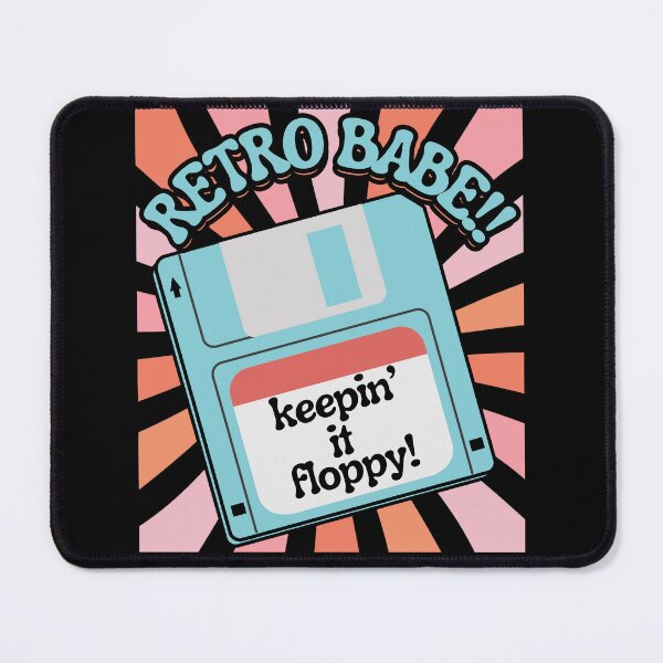 Item preview, retro babe floppy disk funny retro 90s tech designed and sold by Alyn8.
