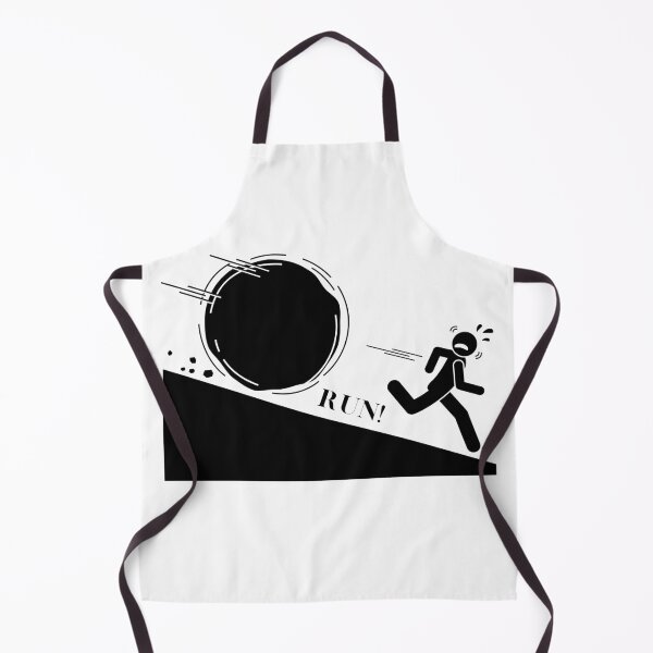 Item preview, Funny Run for Your Life Design - Rolling Boulder Chase designed and sold by likeforcode.