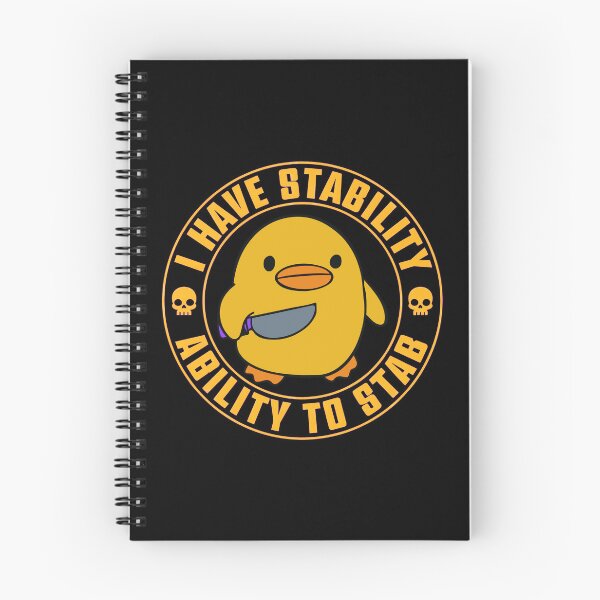 Item preview, I Have Stability Ability To Stab Funny Duck Meme designed and sold by InklingIris.