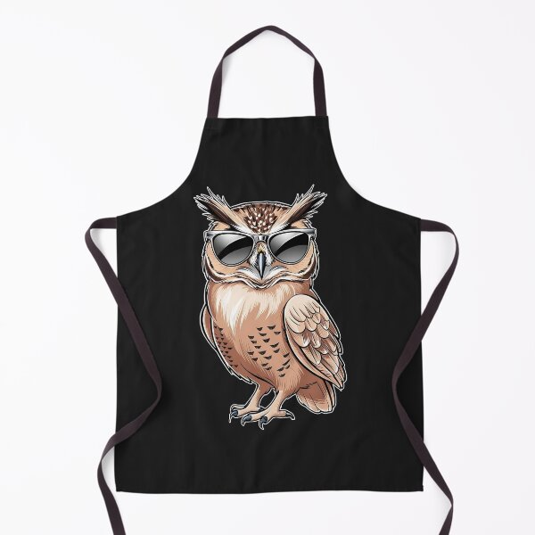 Item preview, Intelligent Owl with Elegant Glasses designed and sold by UniversalFlair.