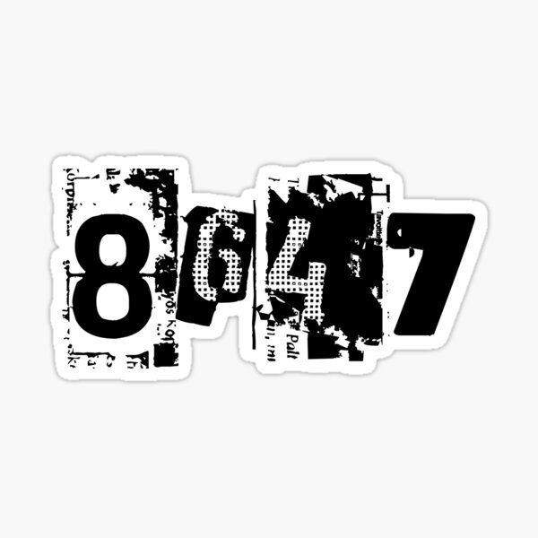 Item preview, Number 8647 (black) designed and sold by jgarm.