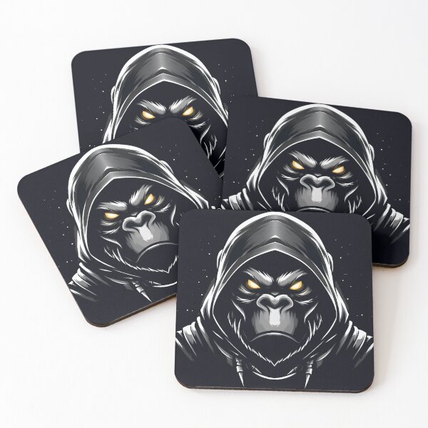 Item preview, Dark Guardian: The Hooded Gorilla designed and sold by Apex-Ape.