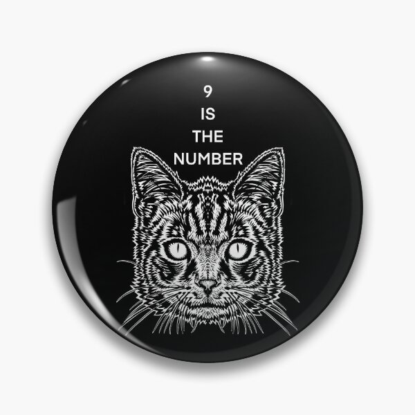 Item preview, 9 IS THE NUMBER - the cat words .11 designed and sold by lautir.