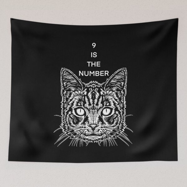 Item preview, 9 IS THE NUMBER - the cat words .11 designed and sold by lautir.