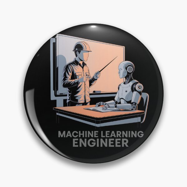 Artikelvorschau, Einem Roboter-Ingenieur maschinelles Lernen beibringen entworfen und verkauft von TvRDesigns.