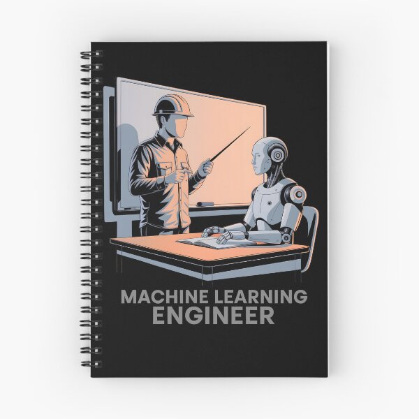 Item preview, Teaching A Robot Machine Learning Engineer designed and sold by TvRDesigns.
