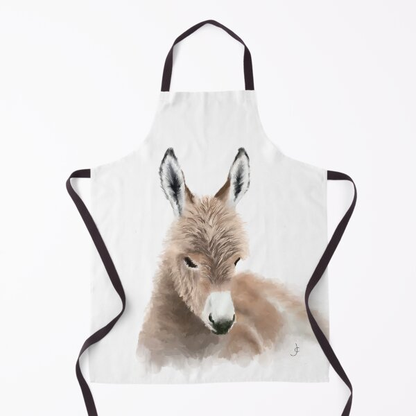 Item preview, baby donkey digital oil painting for charity designed and sold by JayTCee.