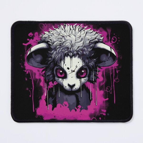 Item preview, Cute Black Gothic Sheep designed and sold by drizzd.