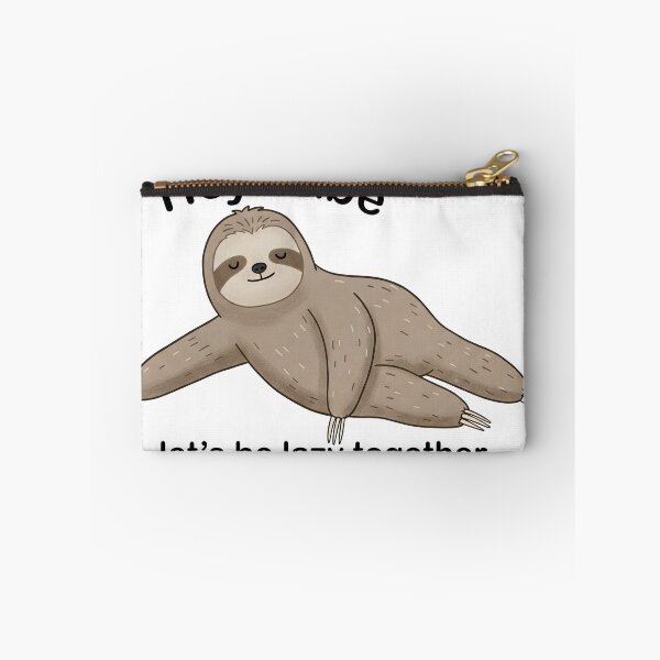 Item preview, Hey babe, let's be lazy together Sloth designed and sold by Owcomm.