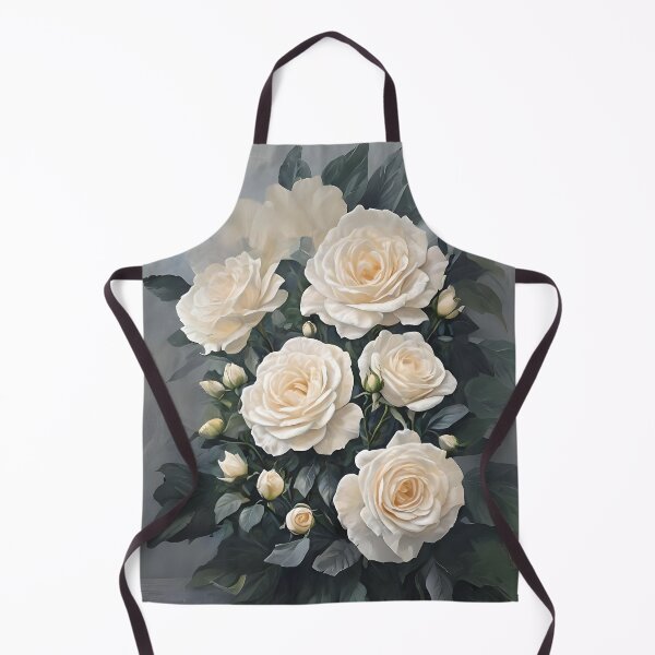 Item preview, White Roses Spring Garden designed and sold by Ciervo Primavera.
