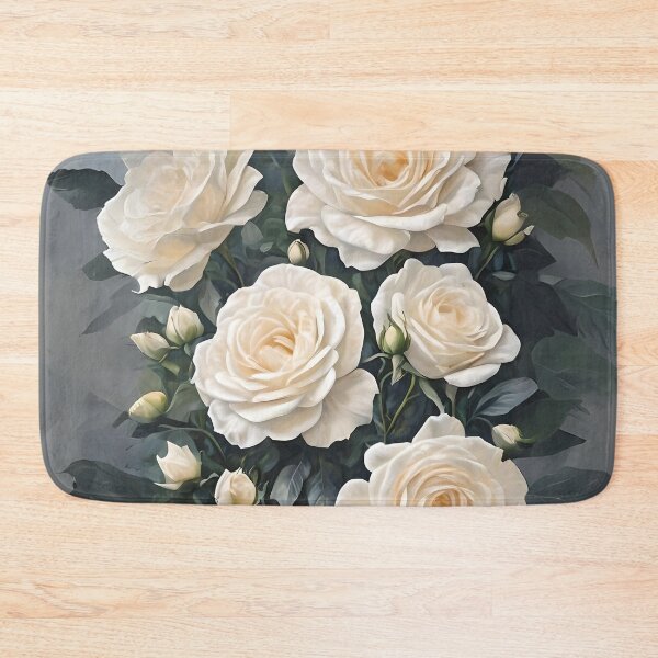 Item preview, White Roses Spring Garden designed and sold by Ciervo Primavera.