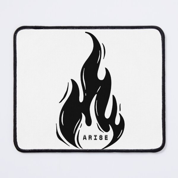 Item preview, black fire arise symbol designed and sold by ArmyPrints.