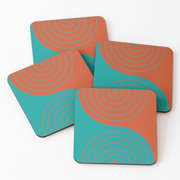 Item preview, Midcentury Modern Retro Rainbow Abstract V designed and sold by nineFlorals.