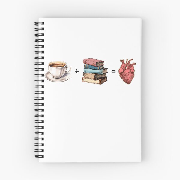 Item preview, Coffee plus Books equals My Heart! designed and sold by elizabethdancer.