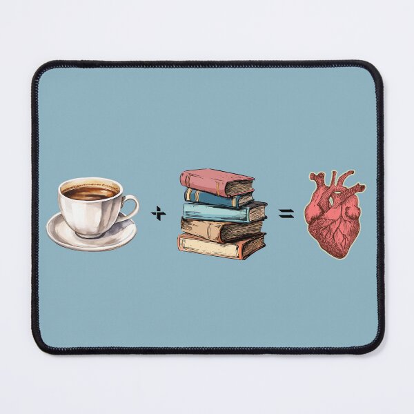 Item preview, Coffee plus Books equals My Heart! designed and sold by elizabethdancer.