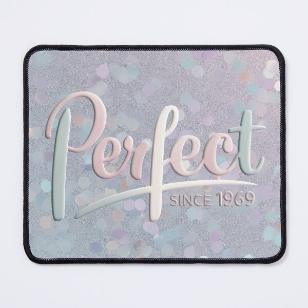 Item preview, "Perfect Since 1969 – Funny Retro Birthday Design" designed and sold by The People’s Punchline.