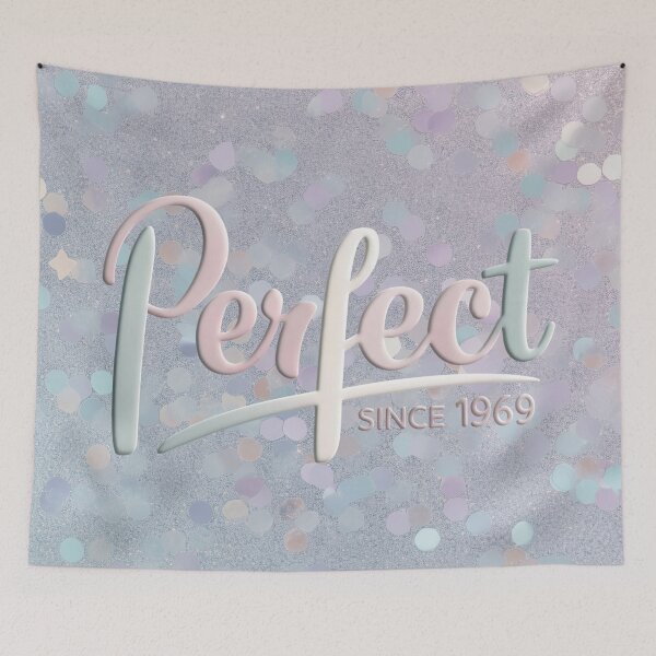 Item preview, "Perfect Since 1969 – Funny Retro Birthday Design" designed and sold by The People’s Punchline.