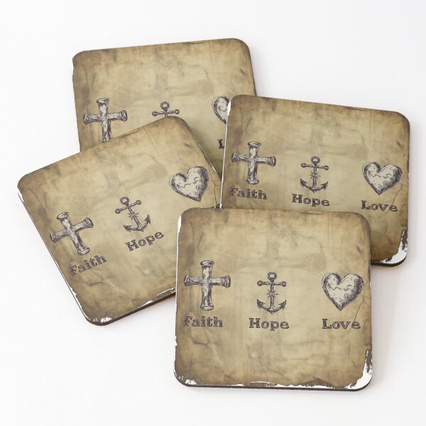 Item preview, Faith, Hope and Love the foundation of a fulfilled life.Symbolic art designed and sold by JanChryzostom.