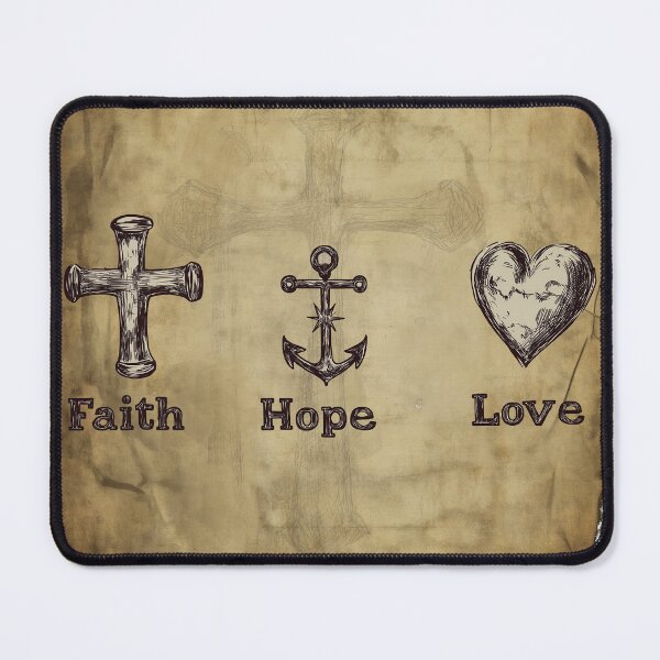 Item preview, Faith, Hope and Love the foundation of a fulfilled life.Symbolic art designed and sold by JanChryzostom.