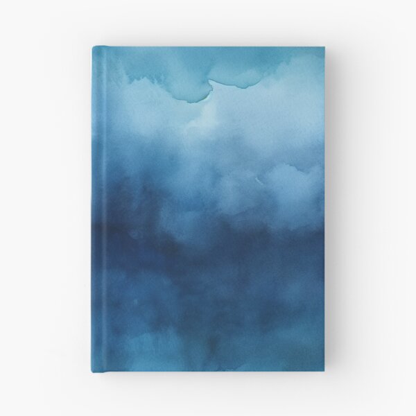 Item preview, Dark Blue Clouds Abstract Watercolor designed and sold by DigitaICraft.