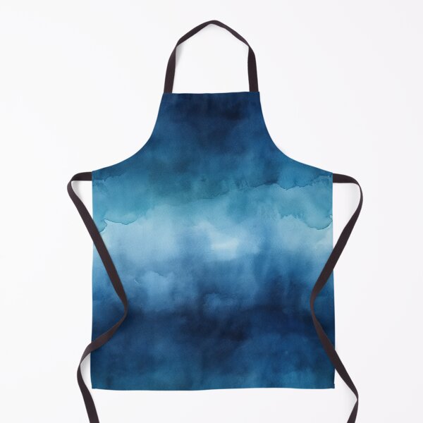 Item preview, Dark Blue Clouds Abstract Watercolor designed and sold by DigitaICraft.