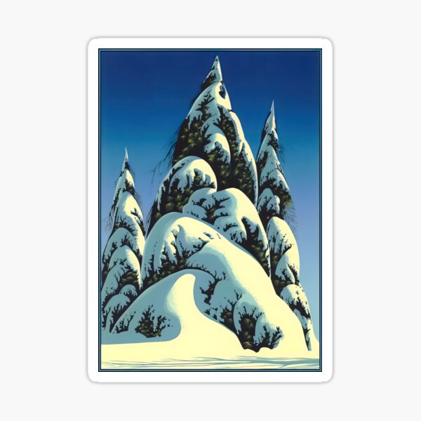 Item preview, Eyvind Earle - New Fallen Snow designed and sold by htanart.