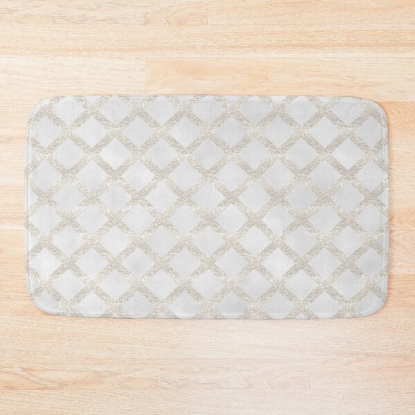 Item preview, White and gold glam pattern designed and sold by Renee Lavoie.
