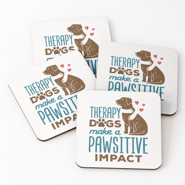 Item preview, Therapy Dogs Make a Pawsitive Impact designed and sold by jaygo.