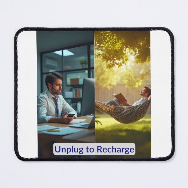 Item preview, Unplug to Recharge designed and sold by Make It A Better Day.