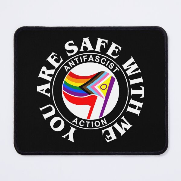 Item preview, Antifascist action You are safe with me designed and sold by remerasnerdas.